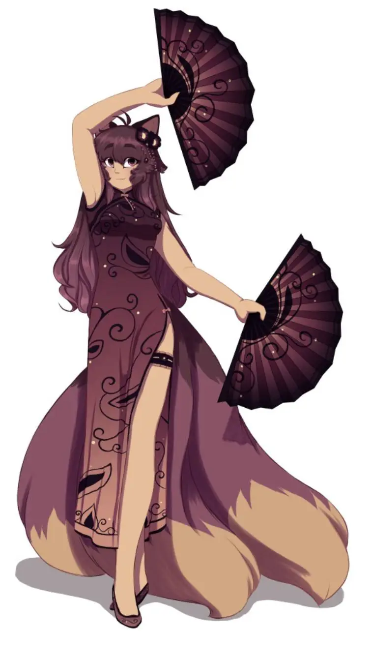 ai character: Nia wan ji  background