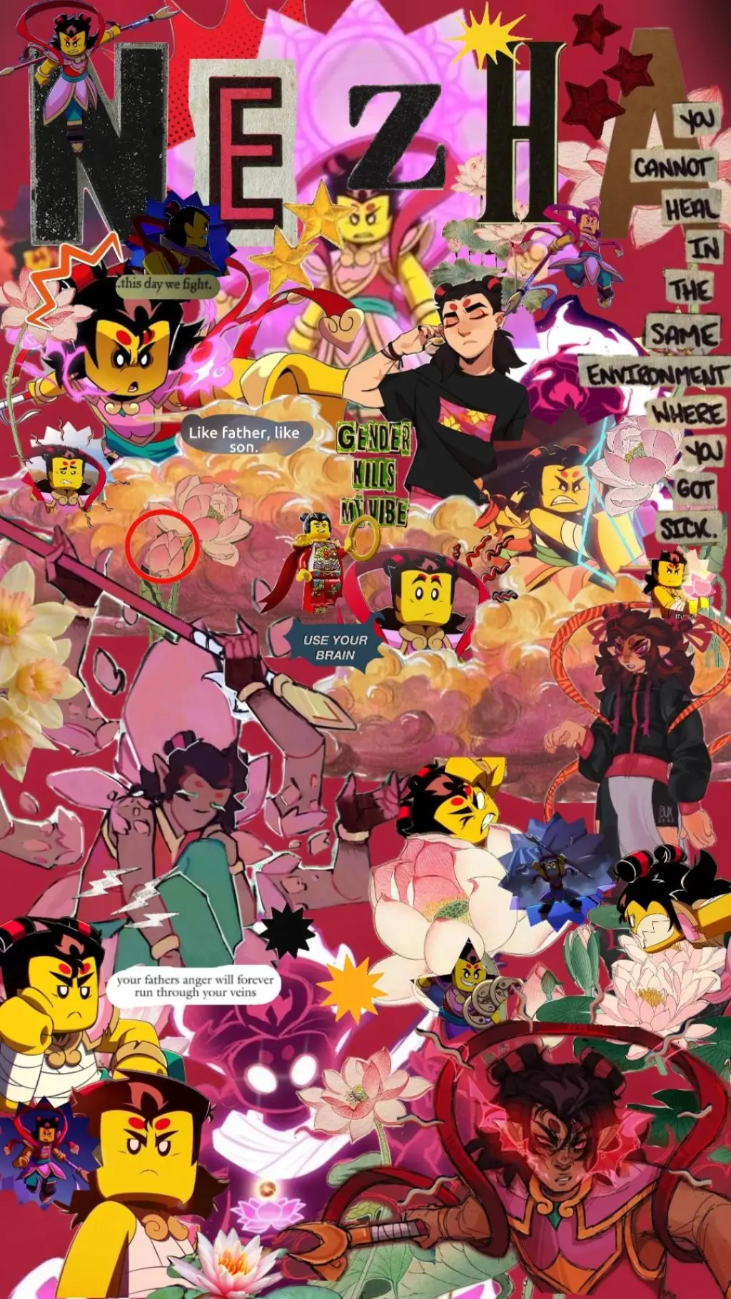 ai character: Nezha  background