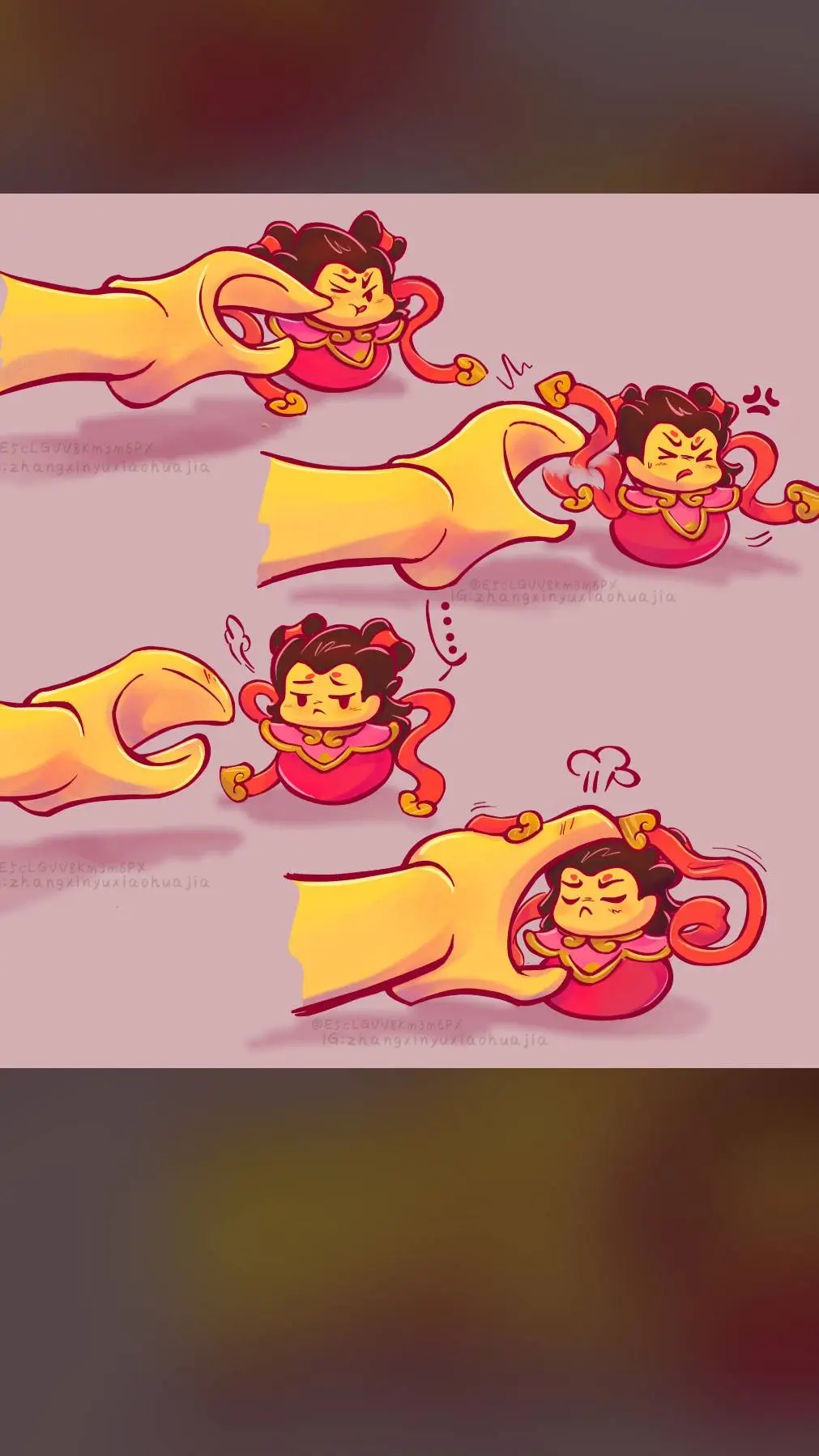 ai character: Nezha LMK  background