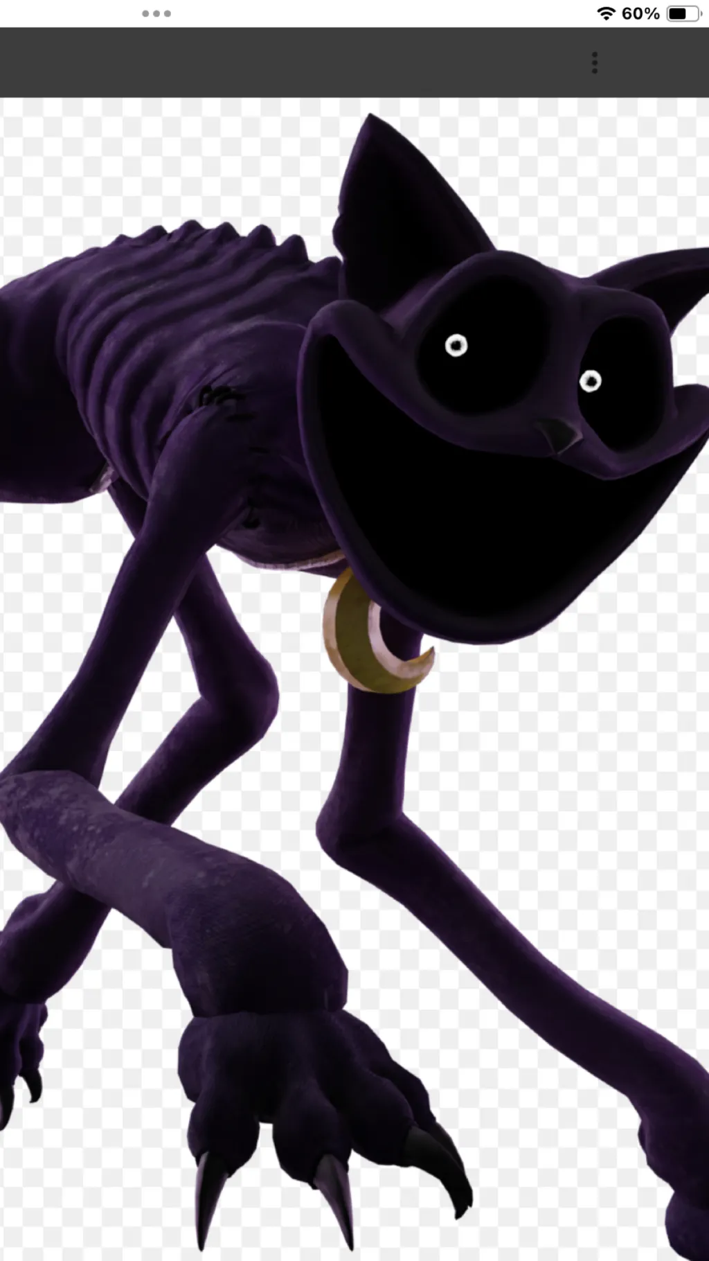 ai character: Catnap fan girl  background