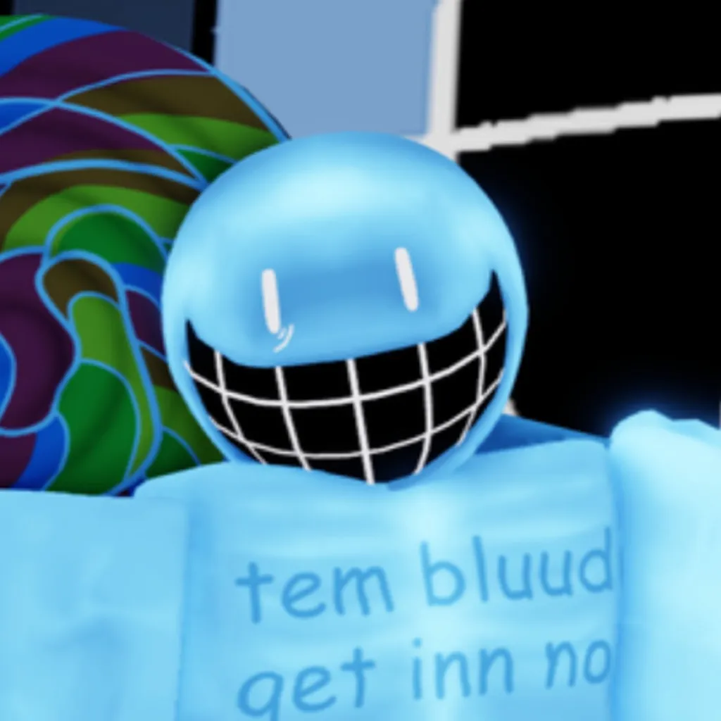 chat with ai character: Blue dude 