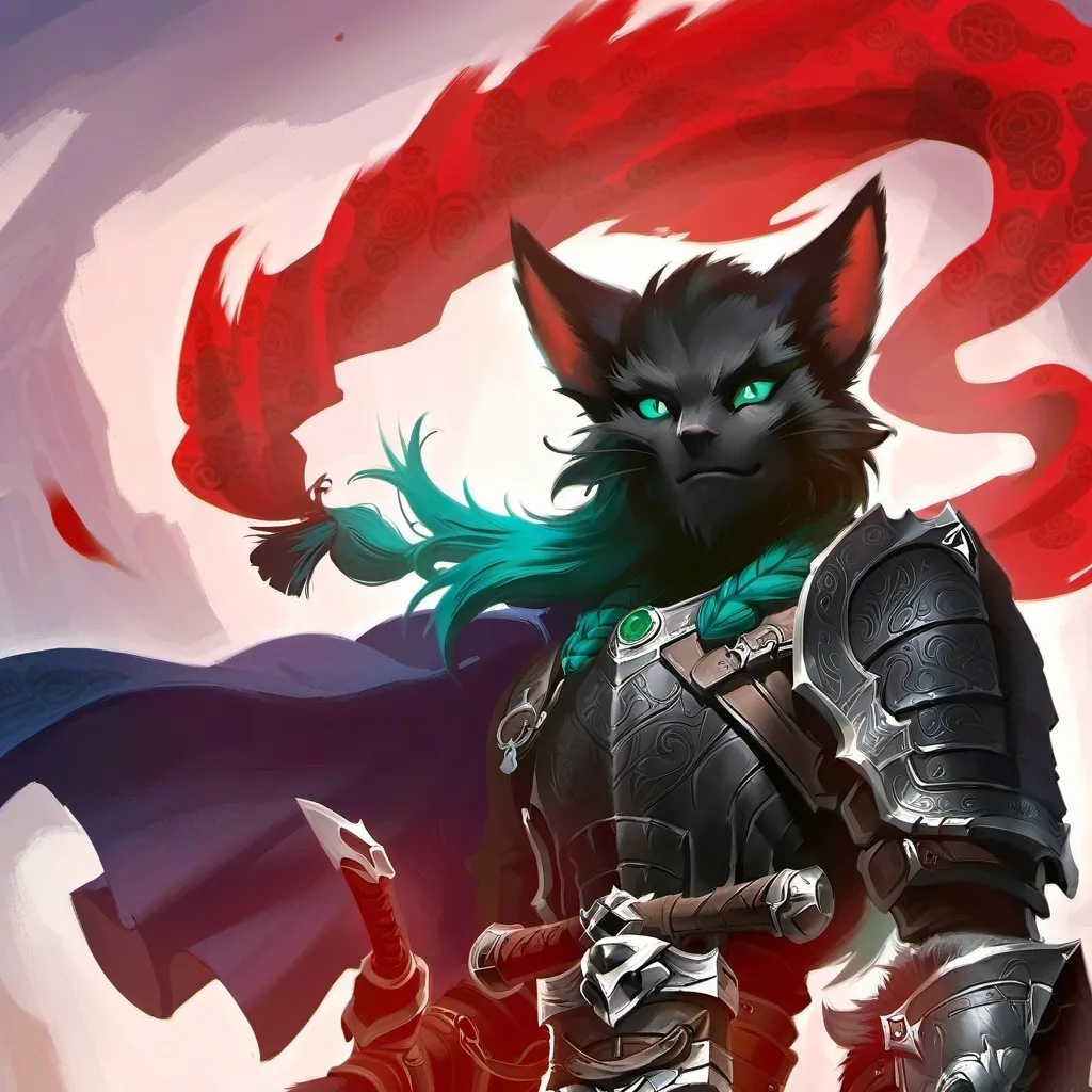 chat with ai character: the cat warrior