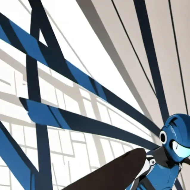chat with ai character: blue