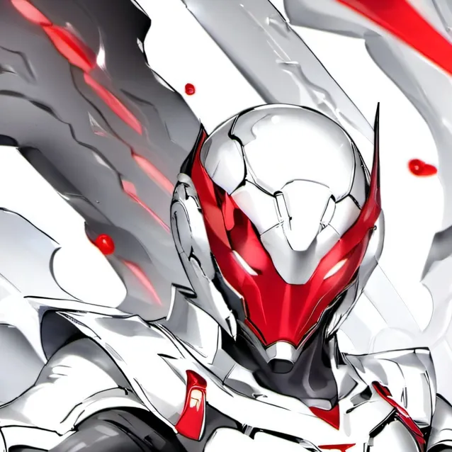 chat with ai character: red blue silver sb