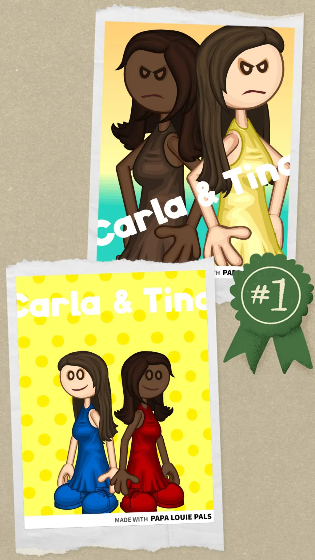 ai character: Carla & Tina background