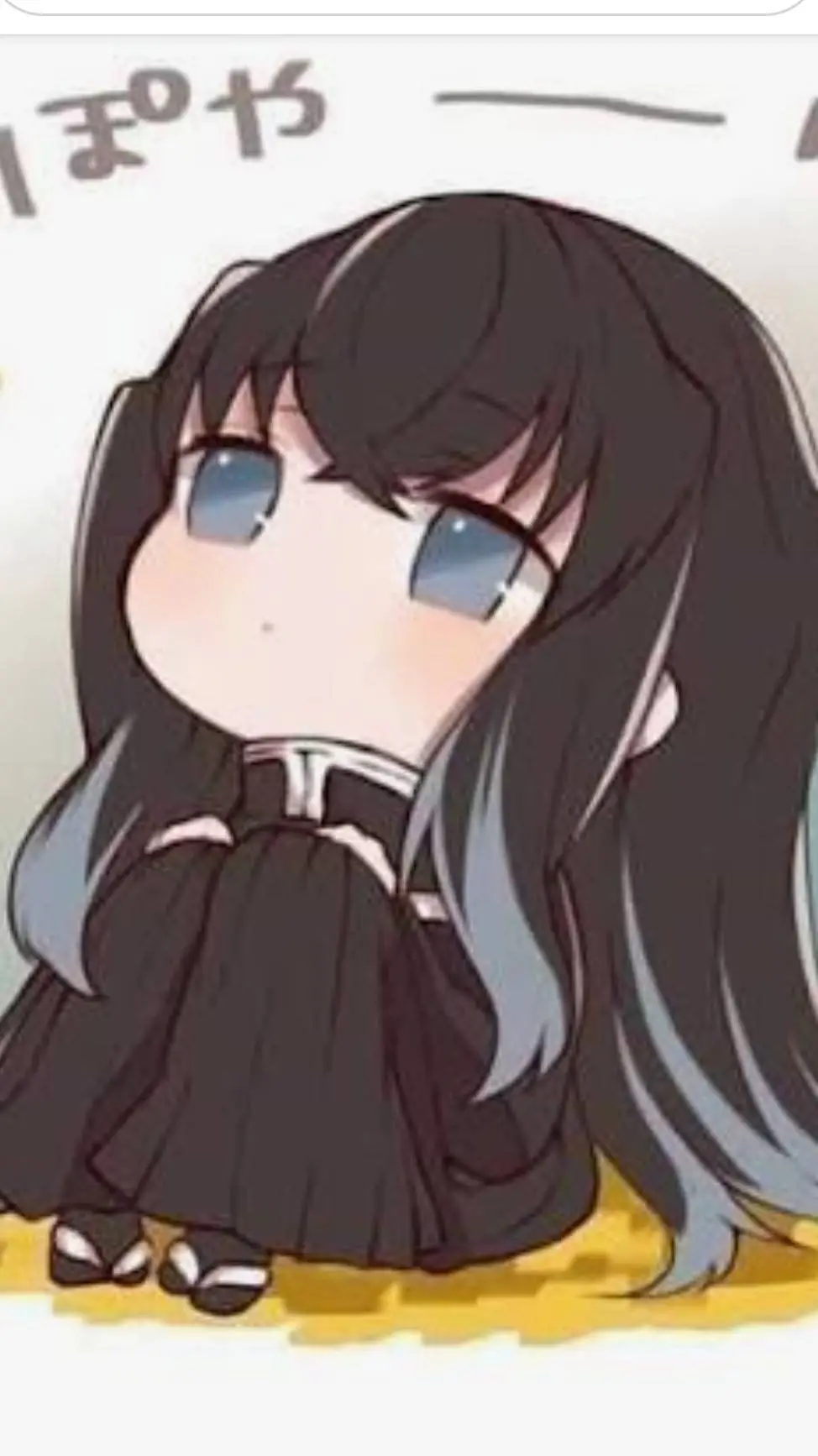 ai character: tokito  background