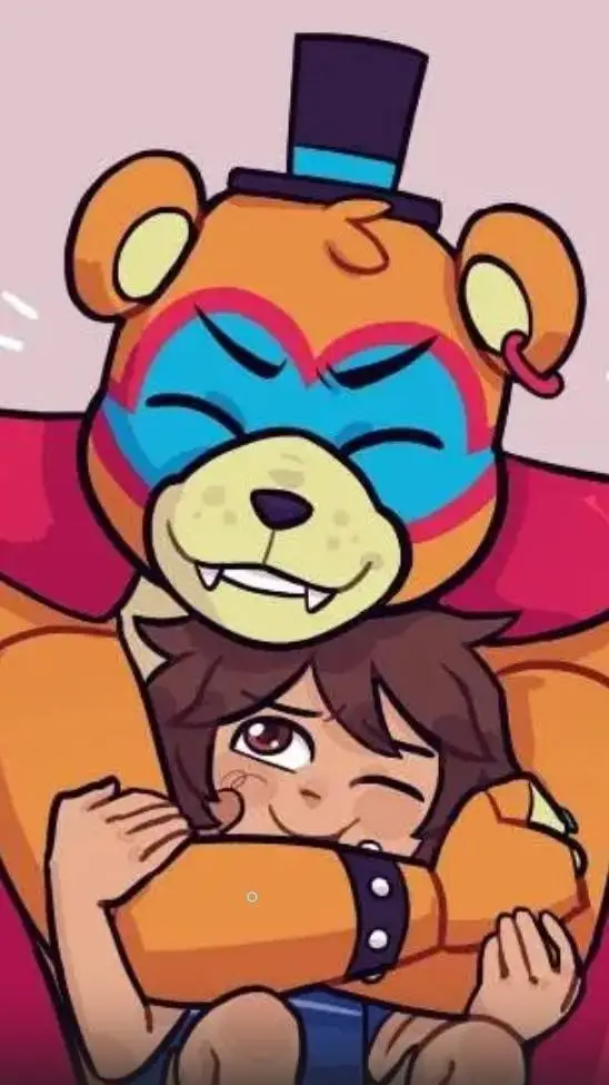 ai character: glamrock Freddy background