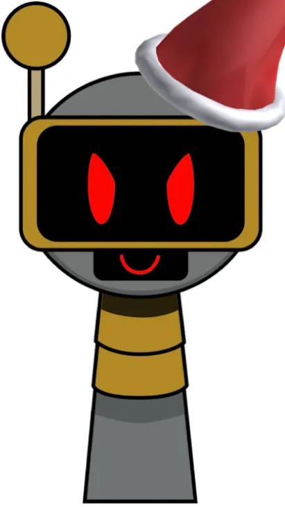 ai character: Sprunki Christmas background