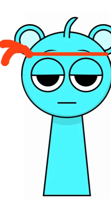 ai character: Sprunki racing background