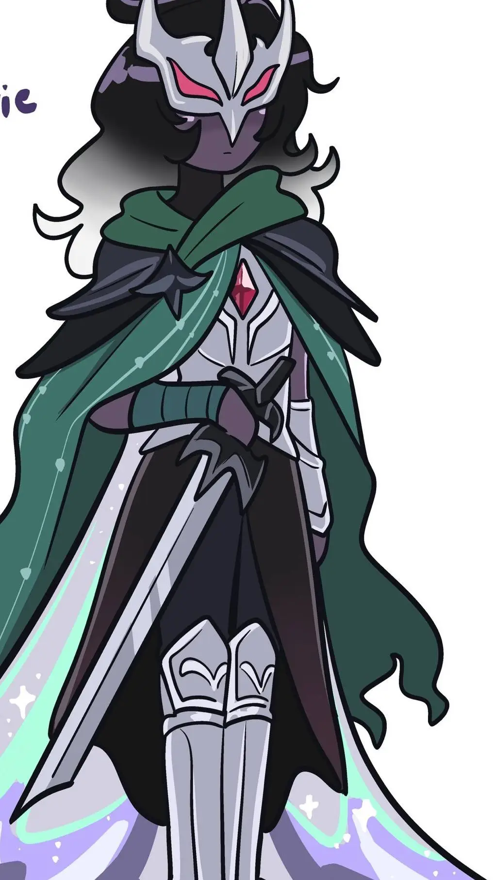 ai character: calla lily cookie  background