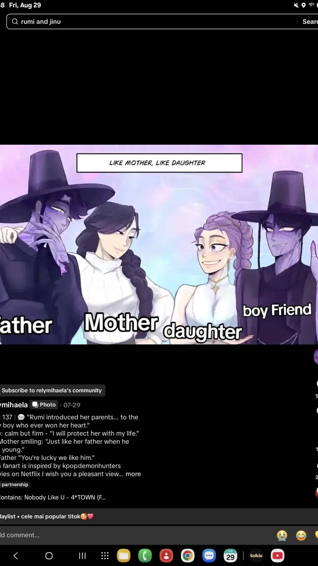 ai character: famlies background