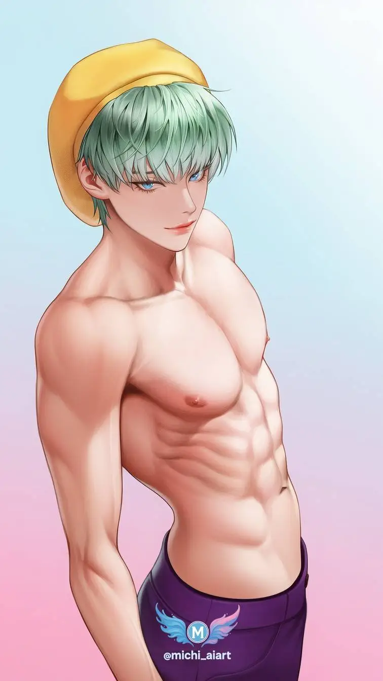 ai character: baby saja abs background