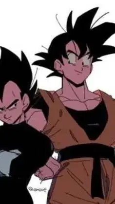 ai character: Goku x vegeta background