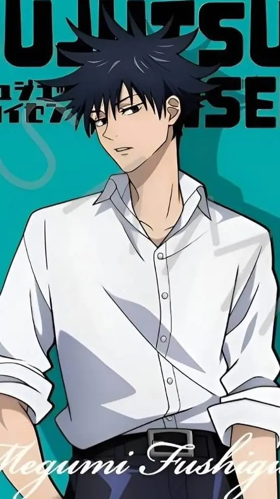 ai character: VERY freaky megumi background