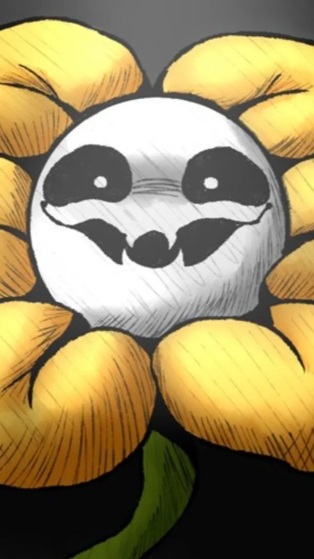 ai character: Flowey background