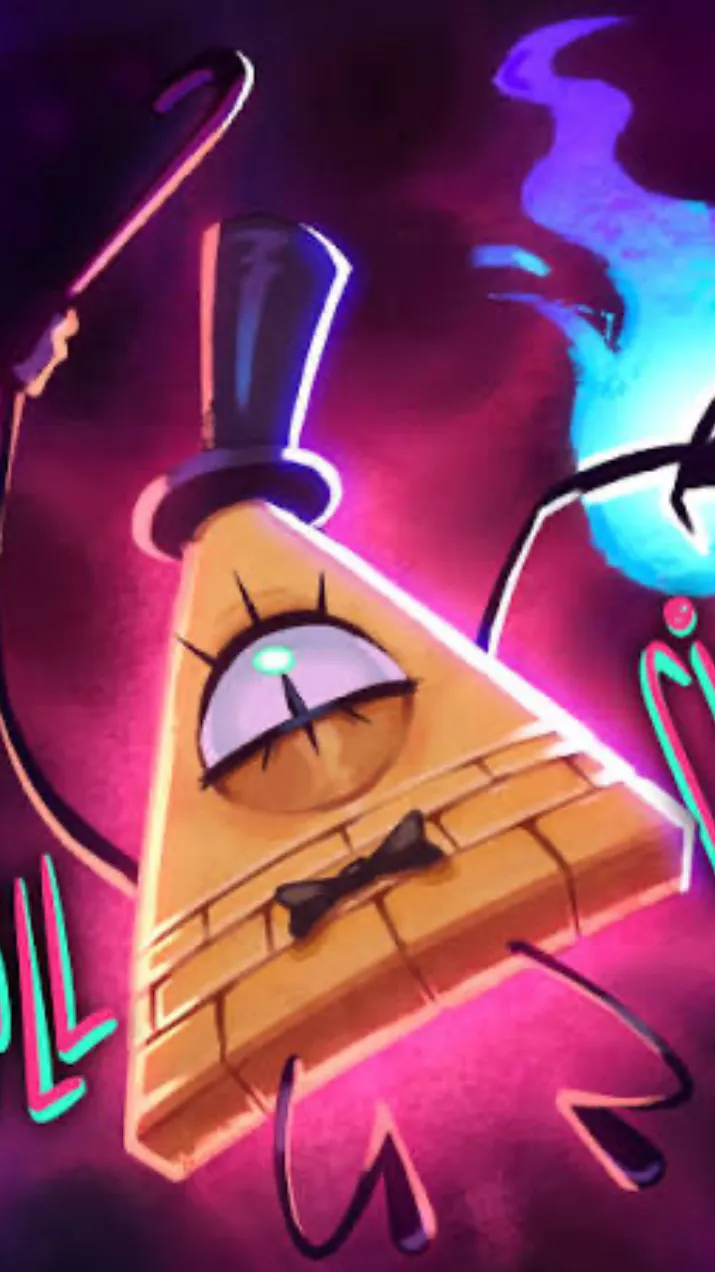 ai character: Bill cipher  background