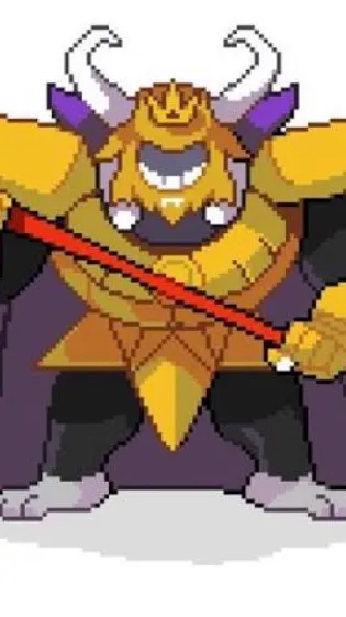 ai character: Asgore background