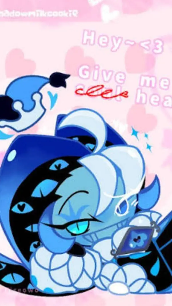 ai character: Shadow Milk Cookie background