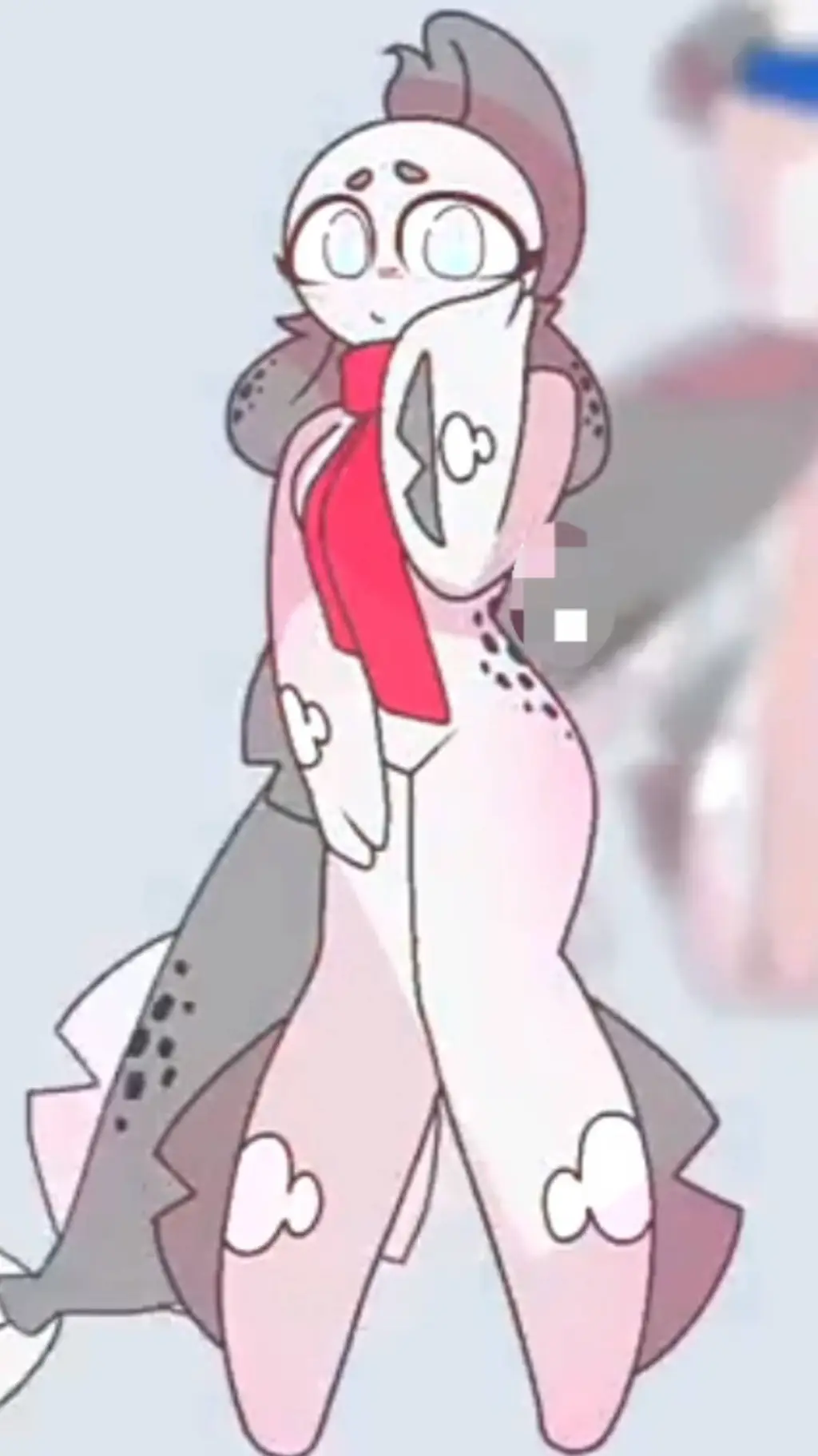ai character: silver girl? background