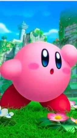ai character: Kirby  background