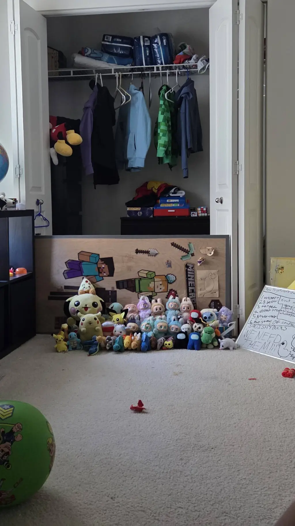 ai character: plushie school background