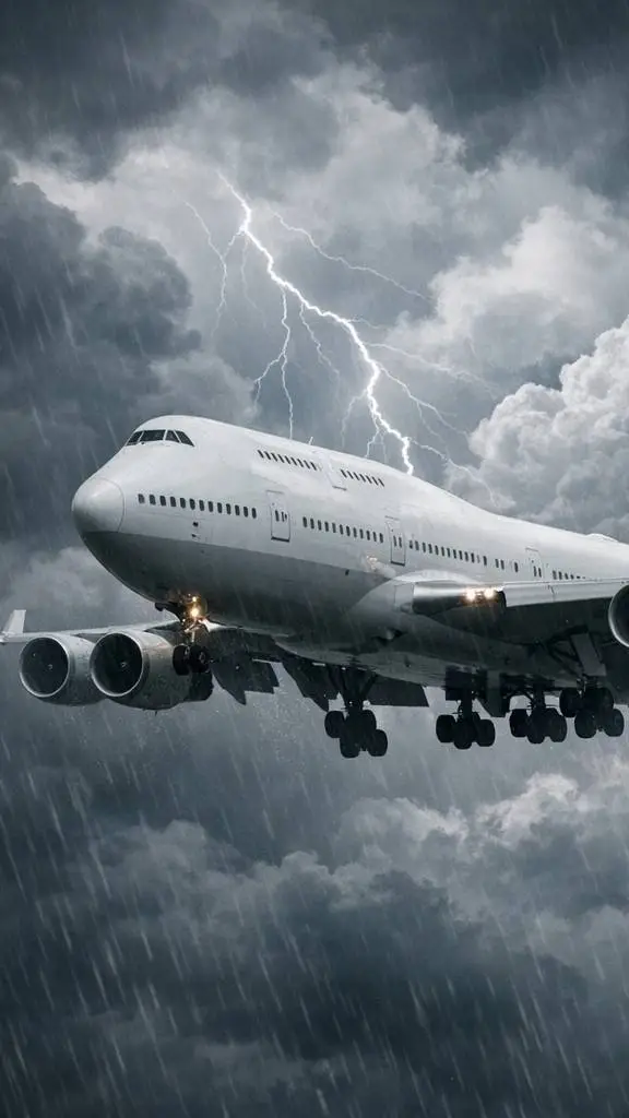 ai character: Boring 747 background