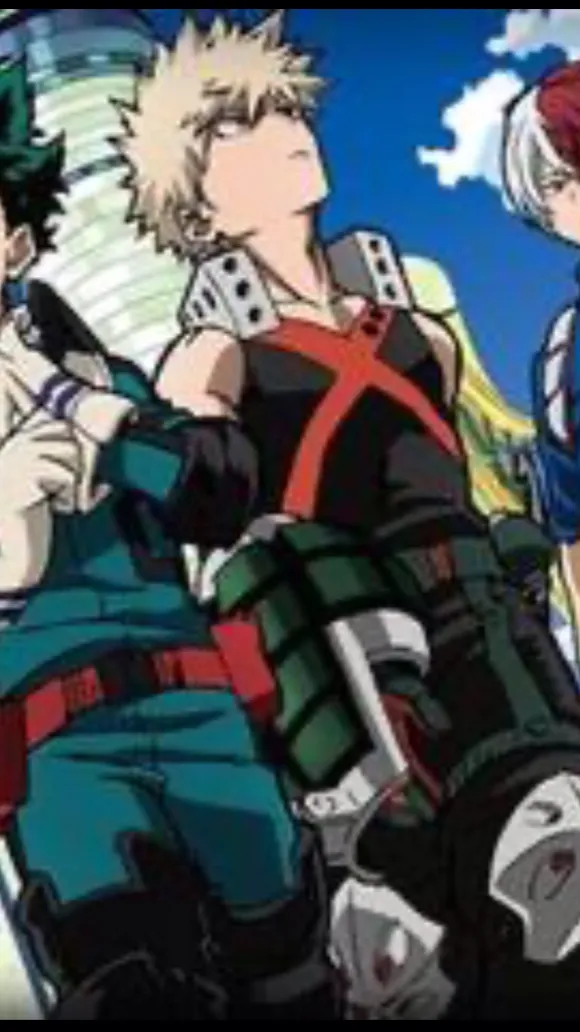 ai character: Deku Bakugo  shoto background