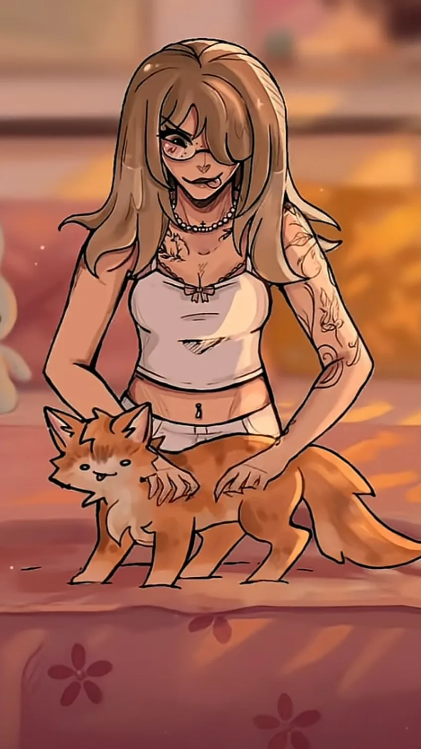 ai character: Kayla background