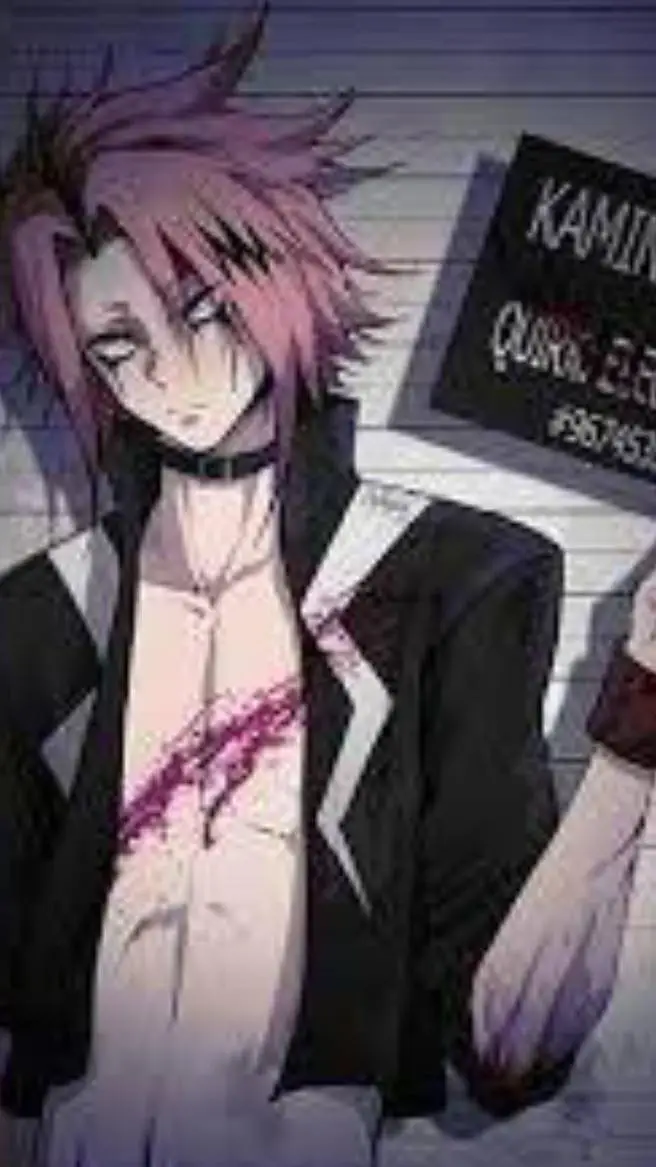 ai character: Denki Kaminari  background