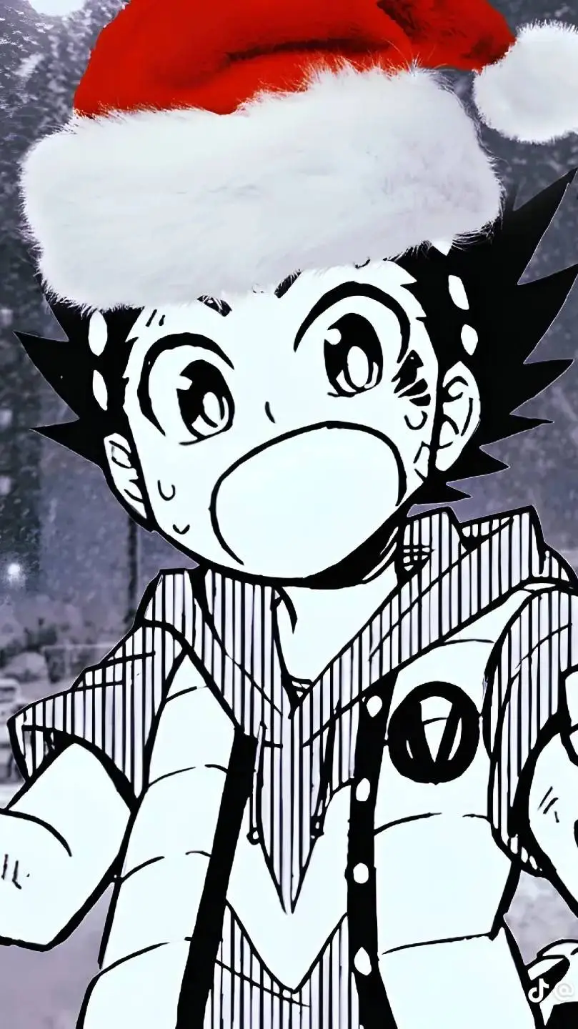 ai character: Valt aoi Santa background