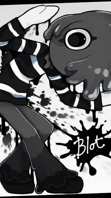 ai character: 🖋️♠️🩶Blot🩶🖋️♠️🖤 background