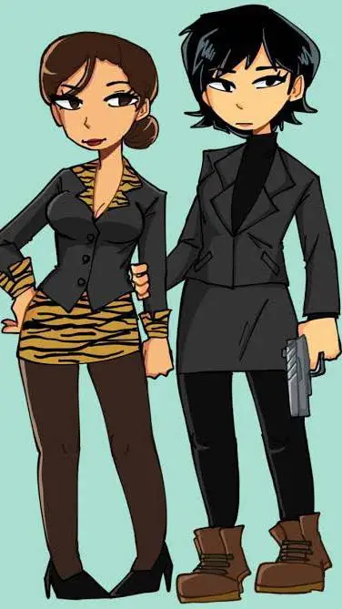 ai character: asuka x maria  background