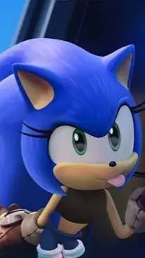 ai character: sonic female background