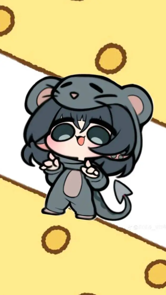 ai character: Jane Doe chibi 🐭🧀 background