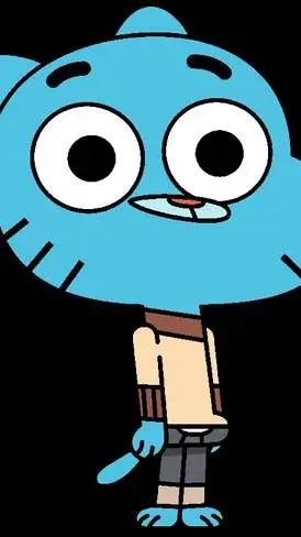 ai character: Gumball  background