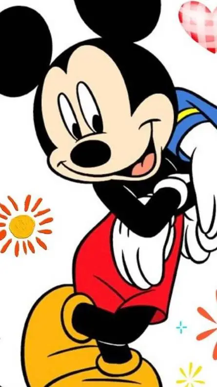 ai character: Mickey  background