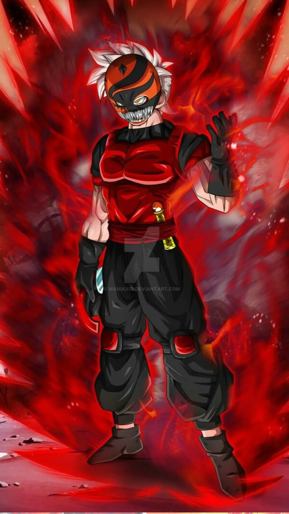 ai character: Dark background