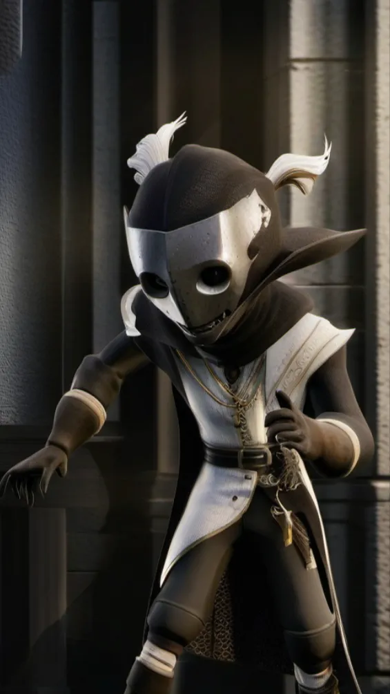 ai character: Dark background