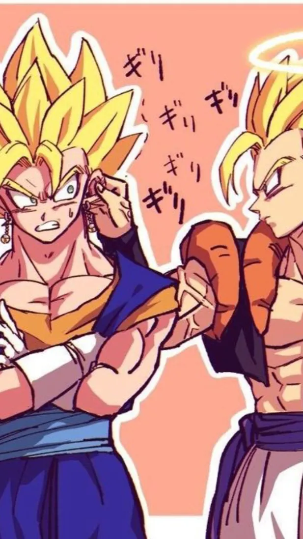 ai character: Vegito and Gogeat  background