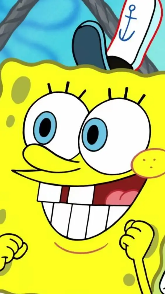 ai character: SpongeBob  background