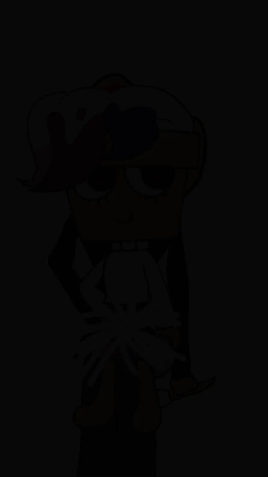 ai character: colorbrush background