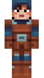 ai character: Hex (Minecraft) background