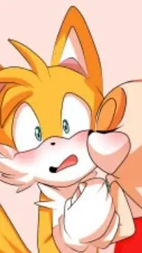 ai character: tails x cream background