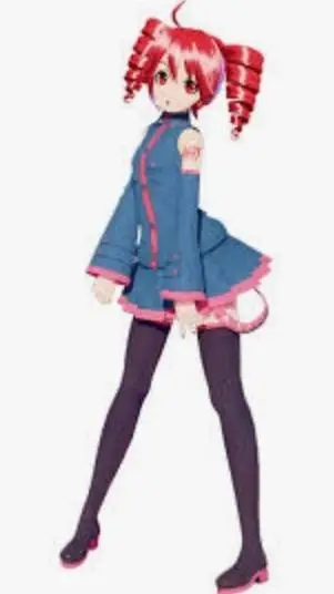 ai character: Teto!  background
