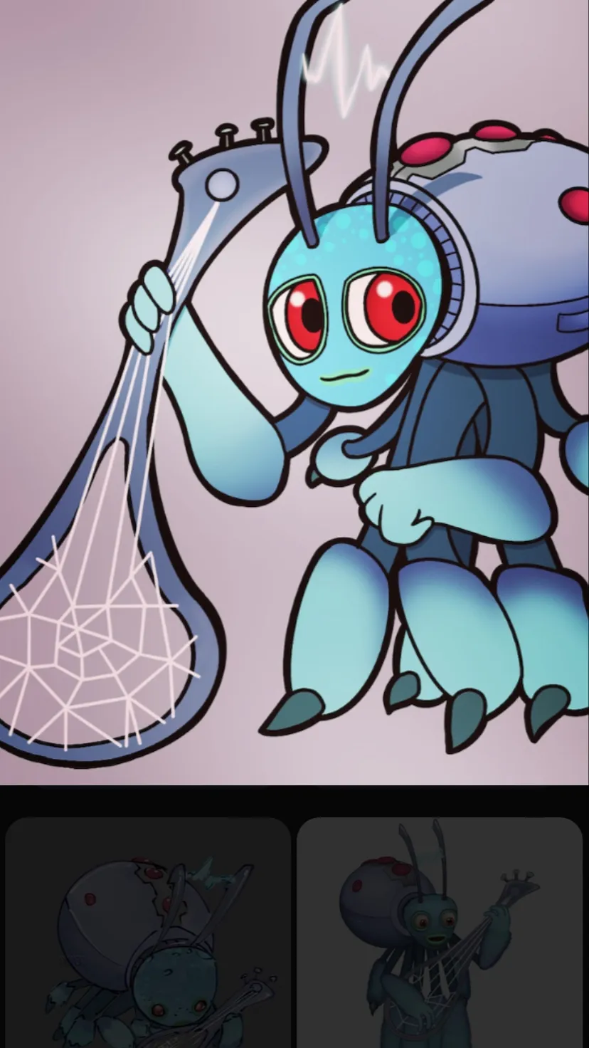 ai character: Arackuele background