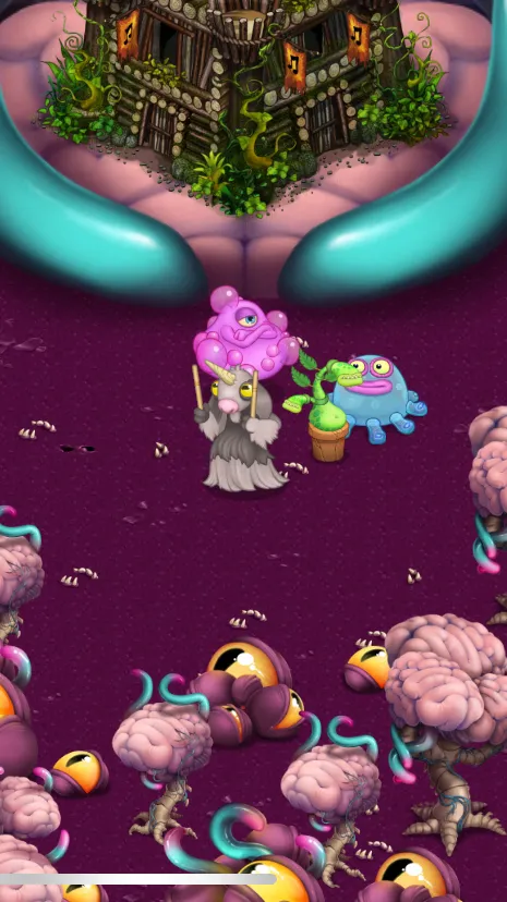 ai character: Psychic island background