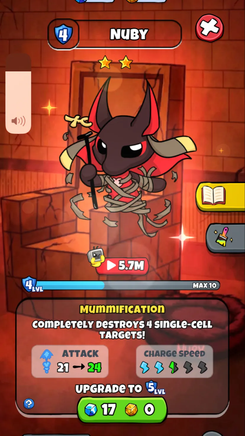 ai character: Nuby background