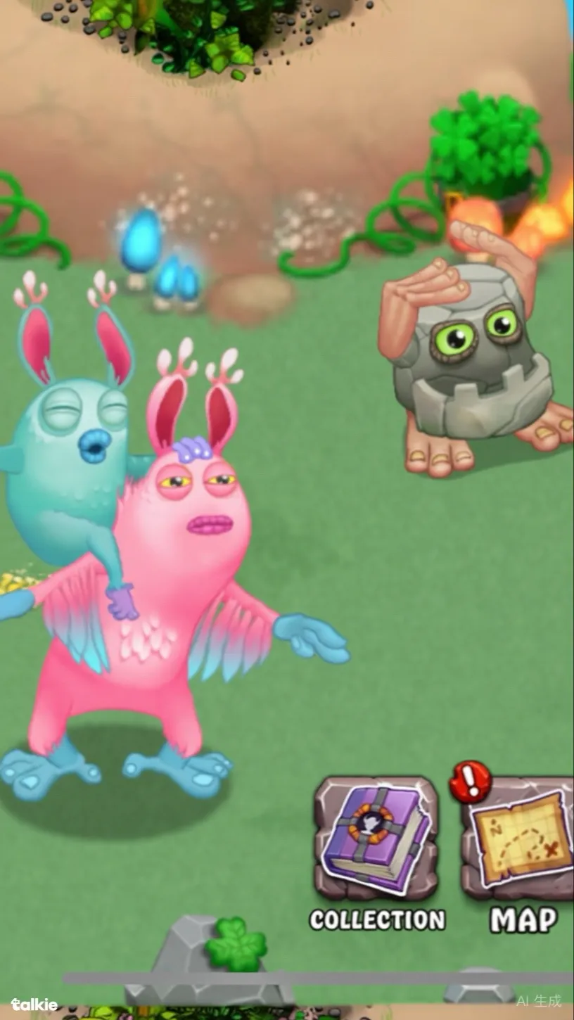 ai character: Magical sanctum background