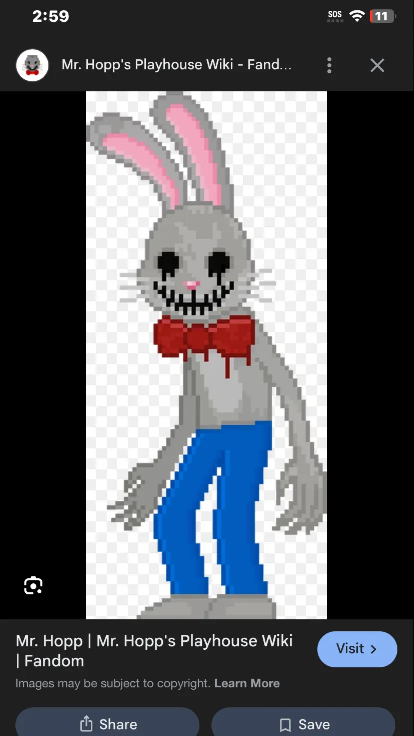 ai character: Mr hopps  background