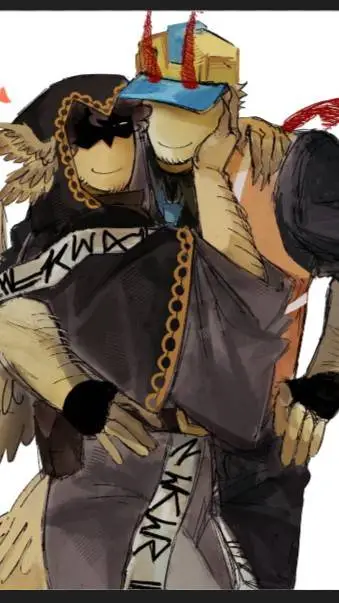 ai character: Telamon x builderm background